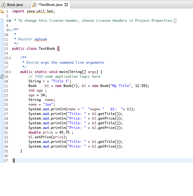 Solved In Java. With explanations, please! 1) Complete the | Chegg.com