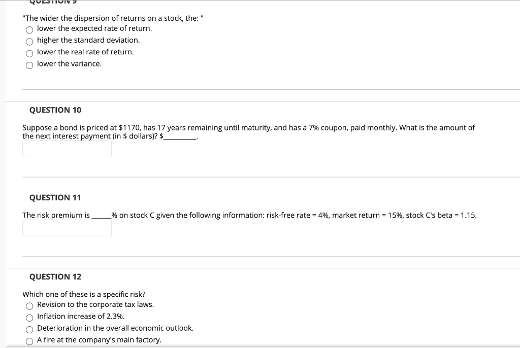 solved-the-wider-the-dispersion-of-returns-on-a-stock-chegg