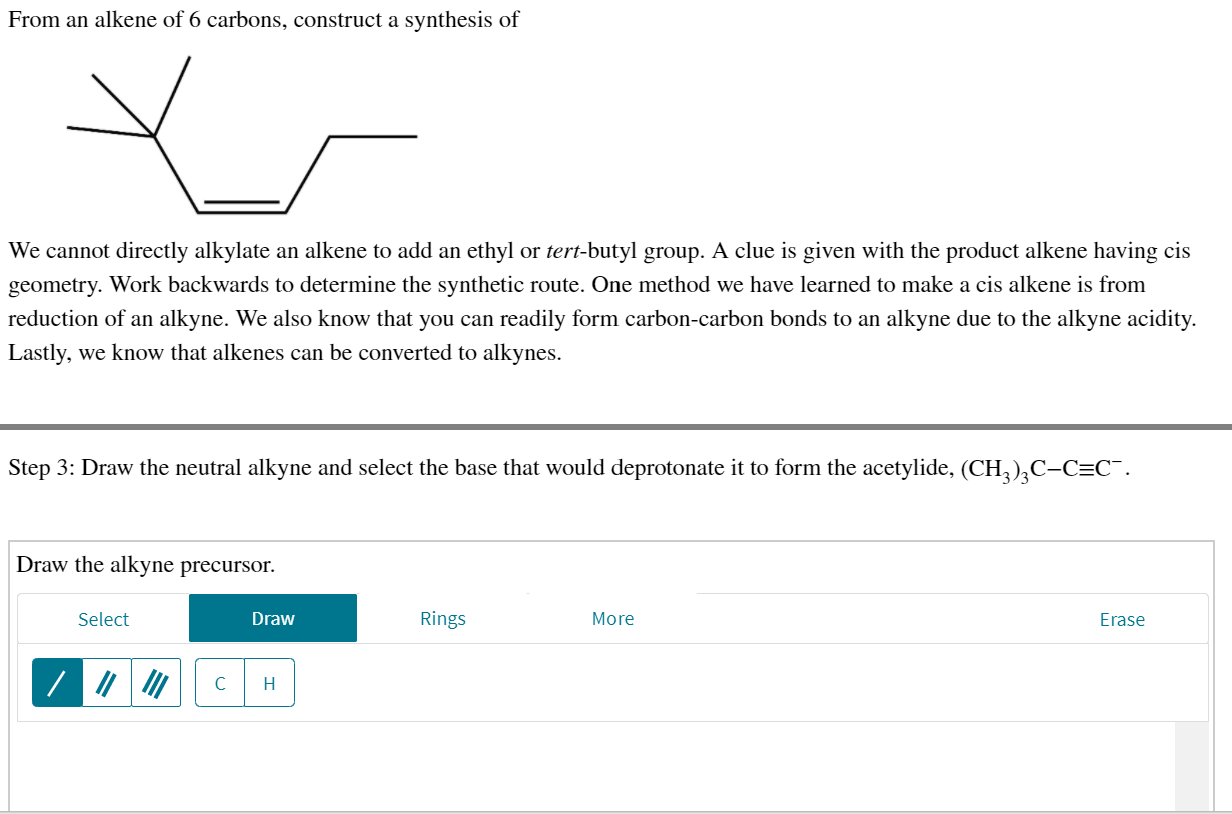 Solved From An Alkene Of 6 Carbons Construct A Synthesis Chegg Com