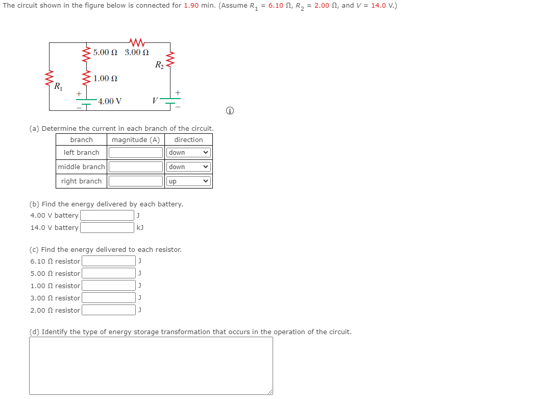 Solved The circuit shown in the figure below is connected | Chegg.com