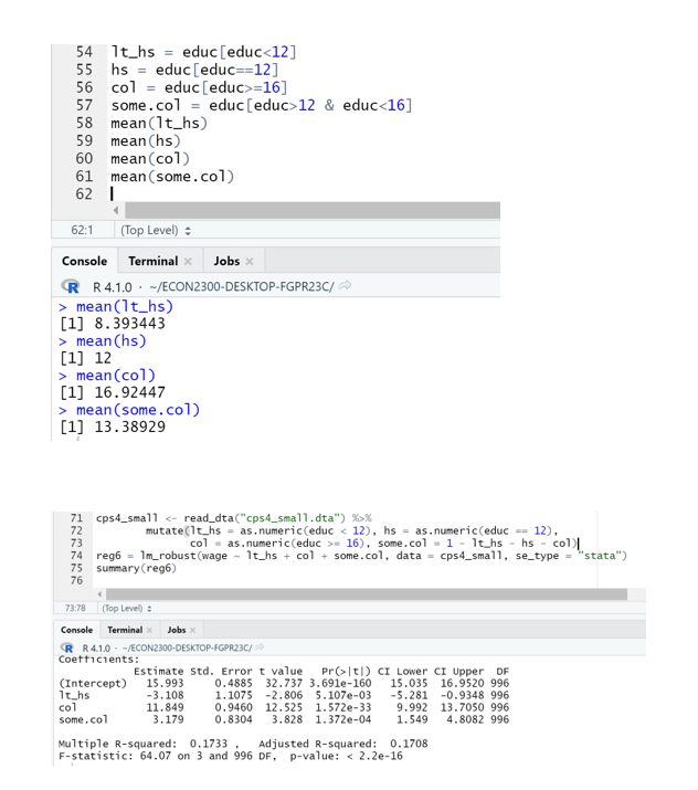 Solved 4. (15 points) It may be more useful to estimate the | Chegg.com