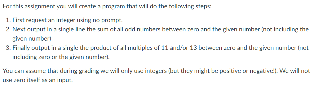 Solved For this assignment you will create a program that | Chegg.com
