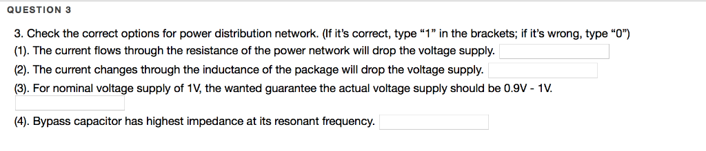 Solved QUESTION 3 3. Check the correct options for power | Chegg.com