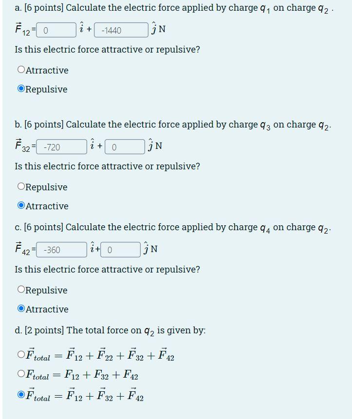 Solved Problem 2. [20 Points] Four-point Charges Are Located | Chegg.com