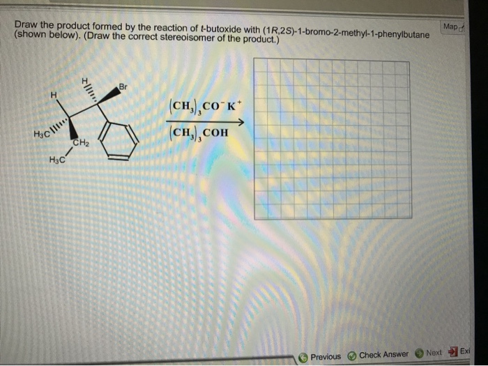 Solved Draw the product formed by the reaction of tbutoxide