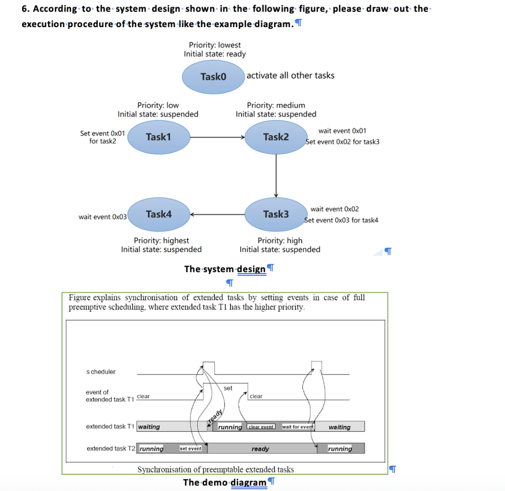 Solved 6. According to the system design shown- in the | Chegg.com