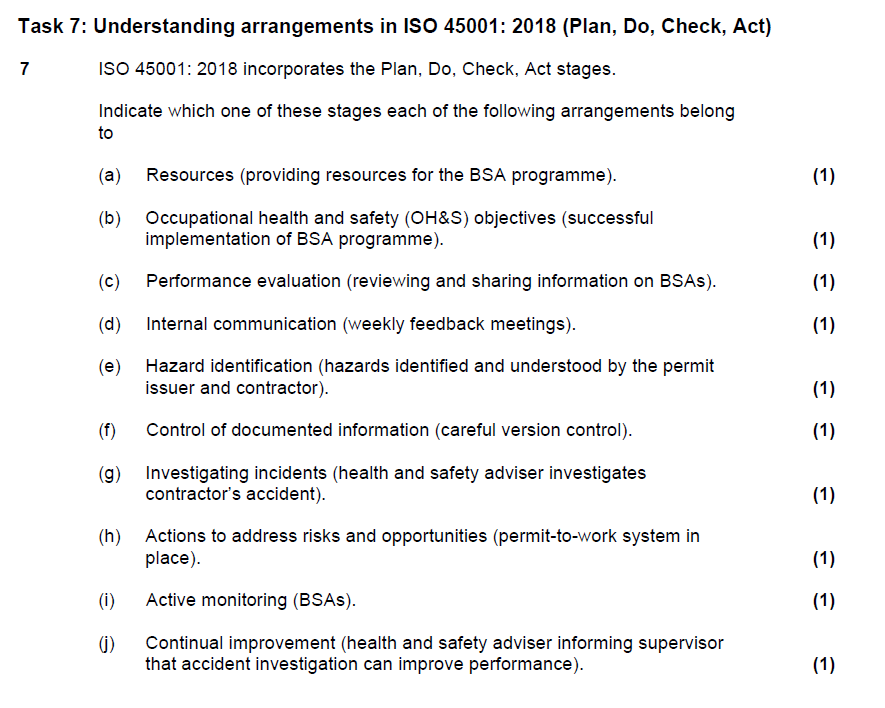 Solved SCENARIO You are a health and safety adviser for a