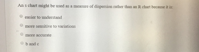 name 3 measures of dispersio