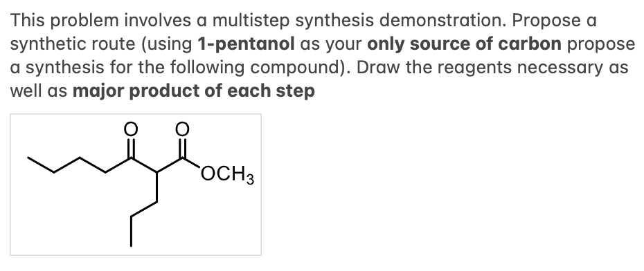 Solved This Problem Involves A Multistep Synthesis | Chegg.com