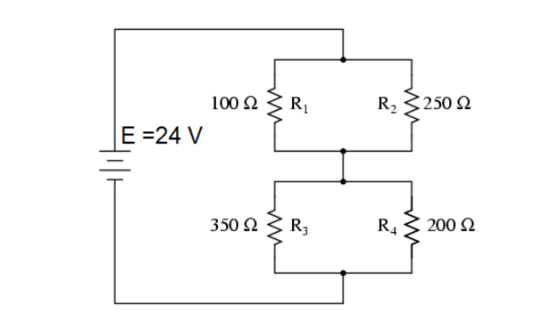 Solved Four resistors are connected as shown in Figure. If | Chegg.com