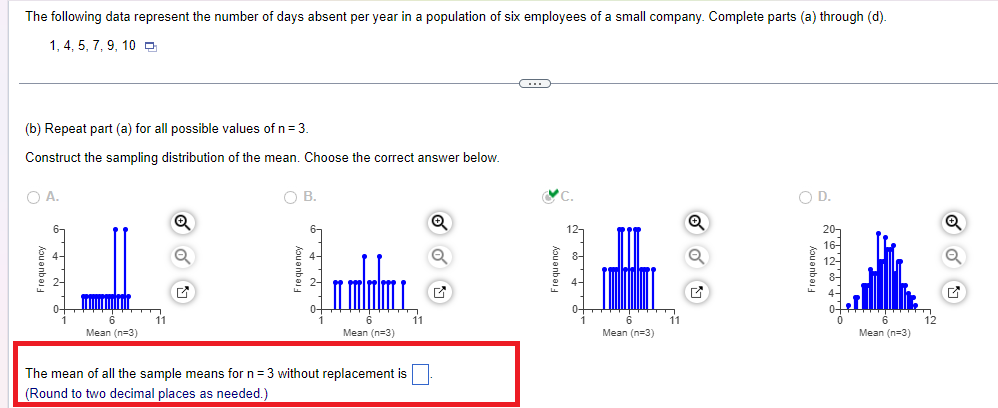 Solved The following data represent the number of days | Chegg.com