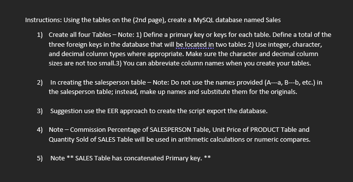 Solved Instructions: Using the tables on the (2nd page), | Chegg.com