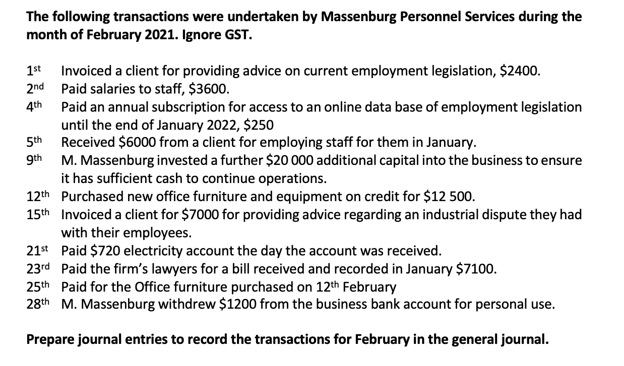 solved-the-following-transactions-were-undertaken-by-chegg