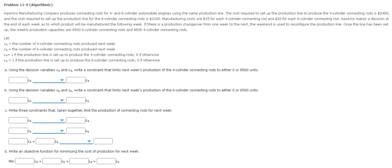 solved-problem-11-9-algorithmic-hawkins-manufacturing-chegg