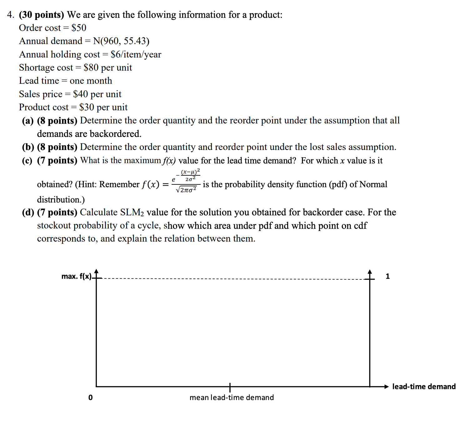 Solved Points We Are Given The Following Informatio