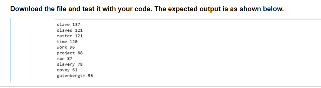 Solved 3. Create a dictionary to count the number of words | Chegg.com