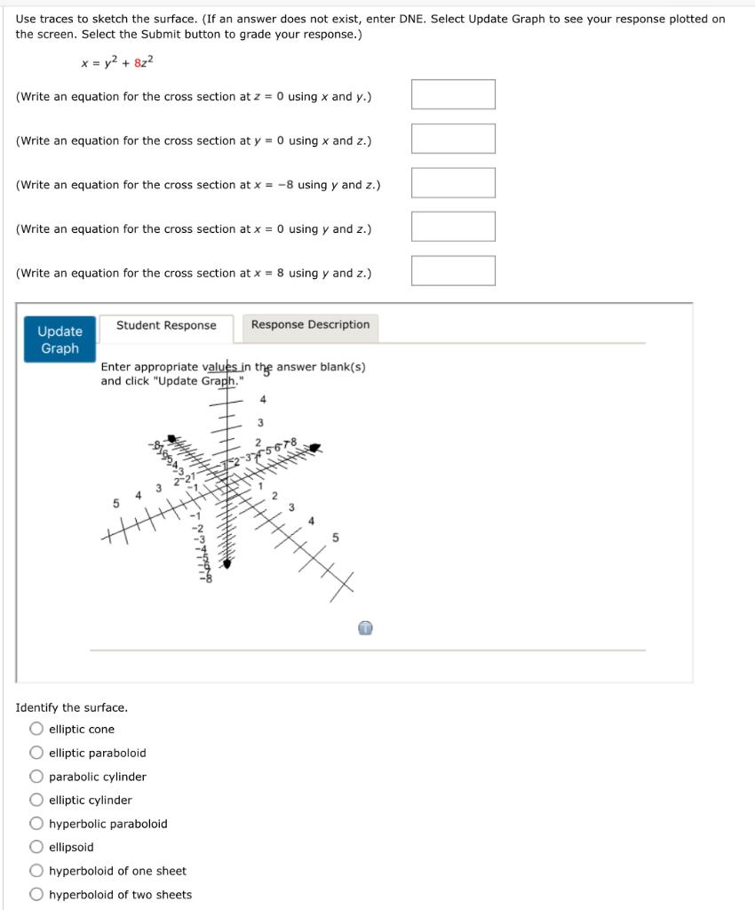 solved-use-traces-to-sketch-the-surface-if-an-answer-does-chegg