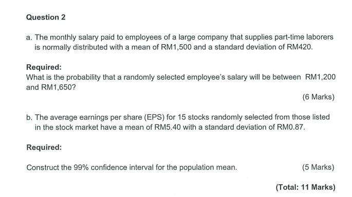 Solved a. The monthly salary paid to employees of a large | Chegg.com