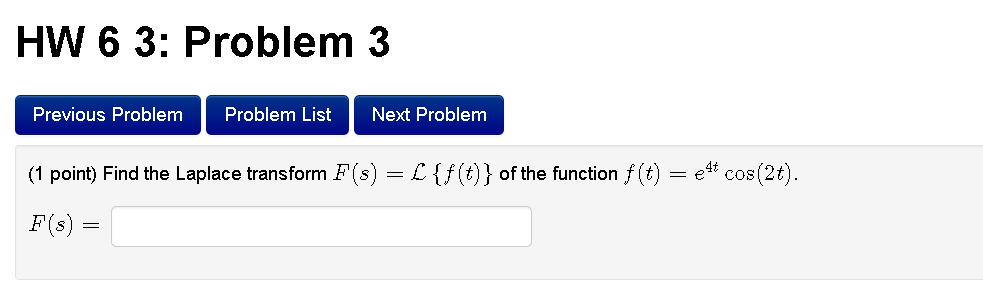 Solved HW 6 3: Problem 2 Previous Problem Problem List Next | Chegg.com