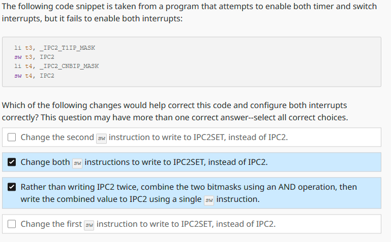 Solved The following code snippet is taken from a program | Chegg.com