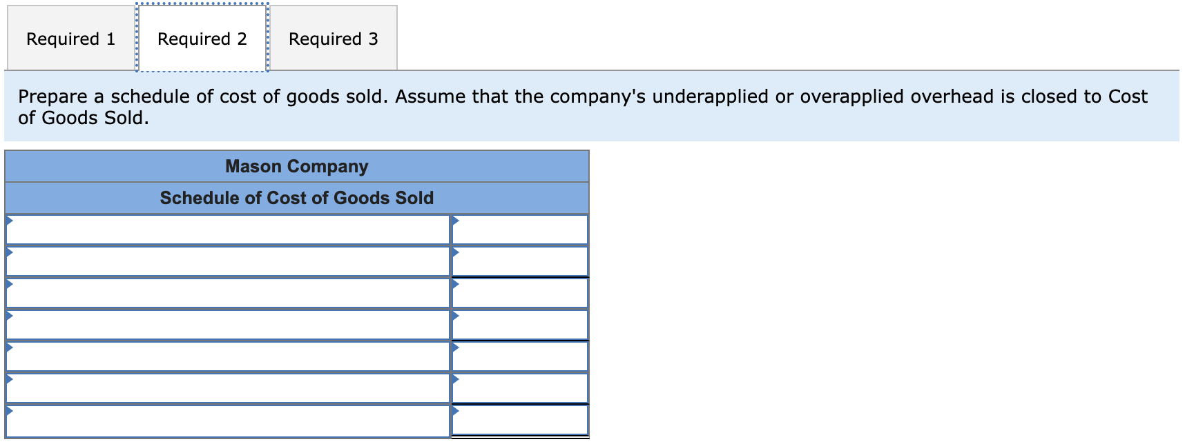 solved-required-1-prepare-a-schedule-of-cost-of-goods-chegg