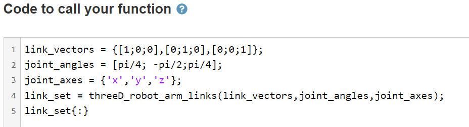 Solved Generate and place 3D arm links O solutions submitted | Chegg.com