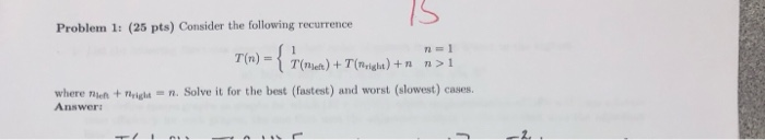 Solved Problem 3: (25 pts) Consider the problem of counting, | Chegg.com