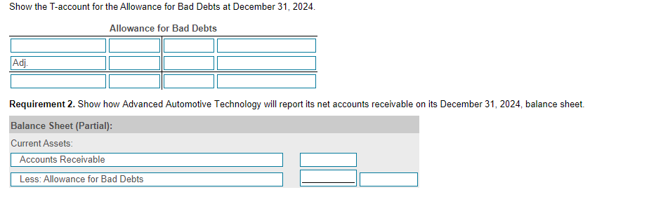 Solved At December 31 2024 The Accounts Receivable Balance Chegg Com   PhpKIYnpU