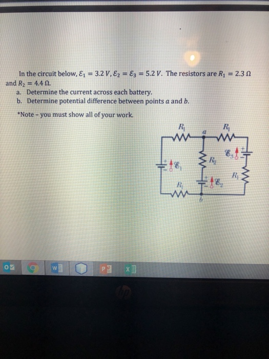 Solved A. Determine The Current Through Each Resistor. B. | Chegg.com