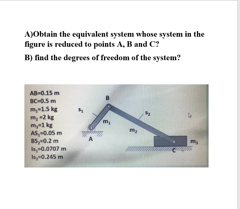 Solved A)Obtain the equivalent system whose system in the | Chegg.com