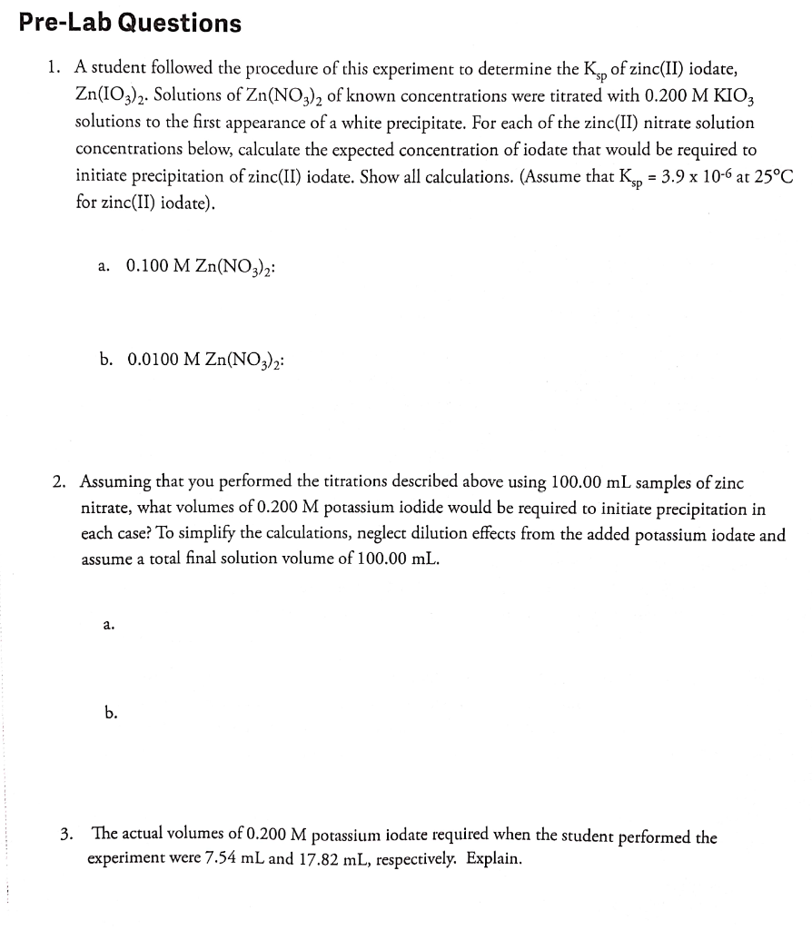 Solved Please answer ALL of the following PRE-LAB questions. | Chegg.com