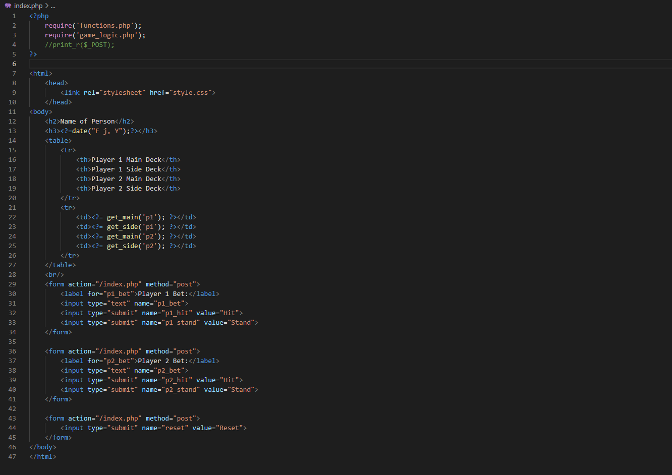 Solved When the page loads, display only a button labeled | Chegg.com