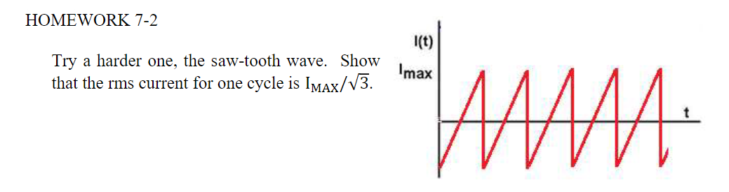 Solved Try a harder one, the saw-tooth wave. Show that the | Chegg.com