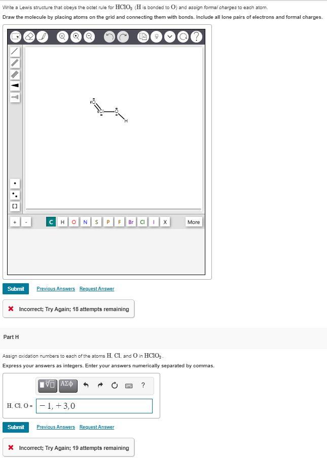 Solved Write a Lewis structure that obeys the octet rule for | Chegg.com