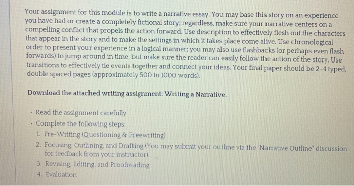 Assignment writing definition