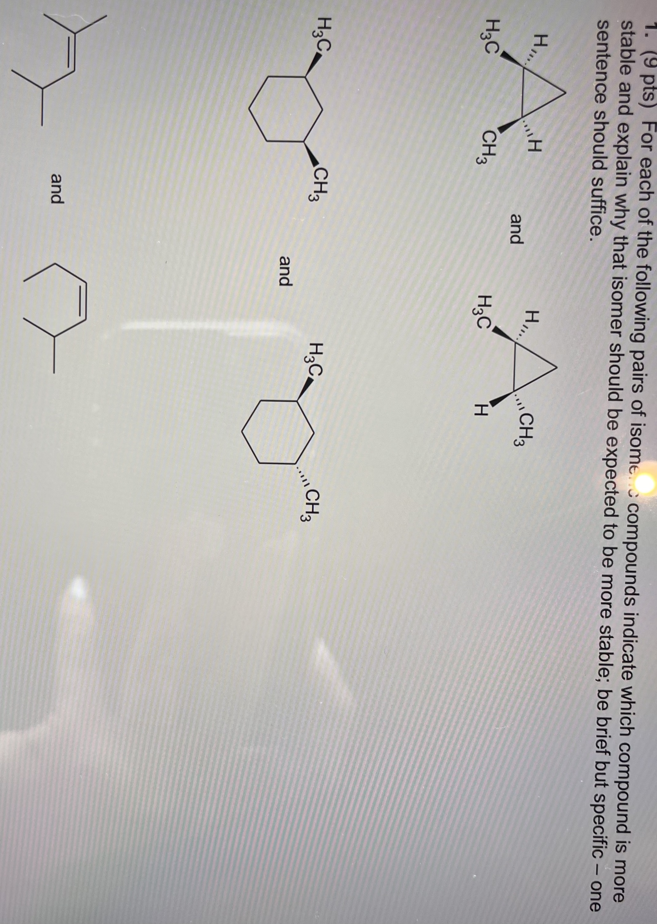 Solved stable and explain sentence should suffice. and and