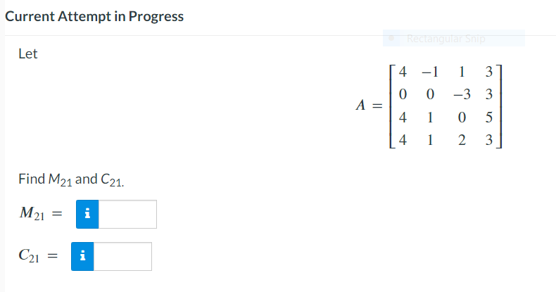 Solved Current Attempt in Progress Let | Chegg.com