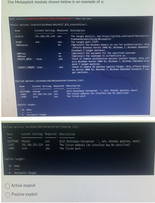 Solved The command shown in the screenshot below is an | Chegg.com