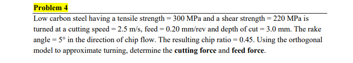 Solved Low carbon steel having a tensile strength =300MPa | Chegg.com