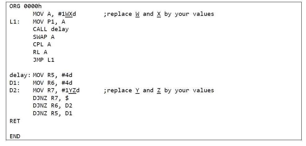 Solved Modify the program to show the below repeated | Chegg.com