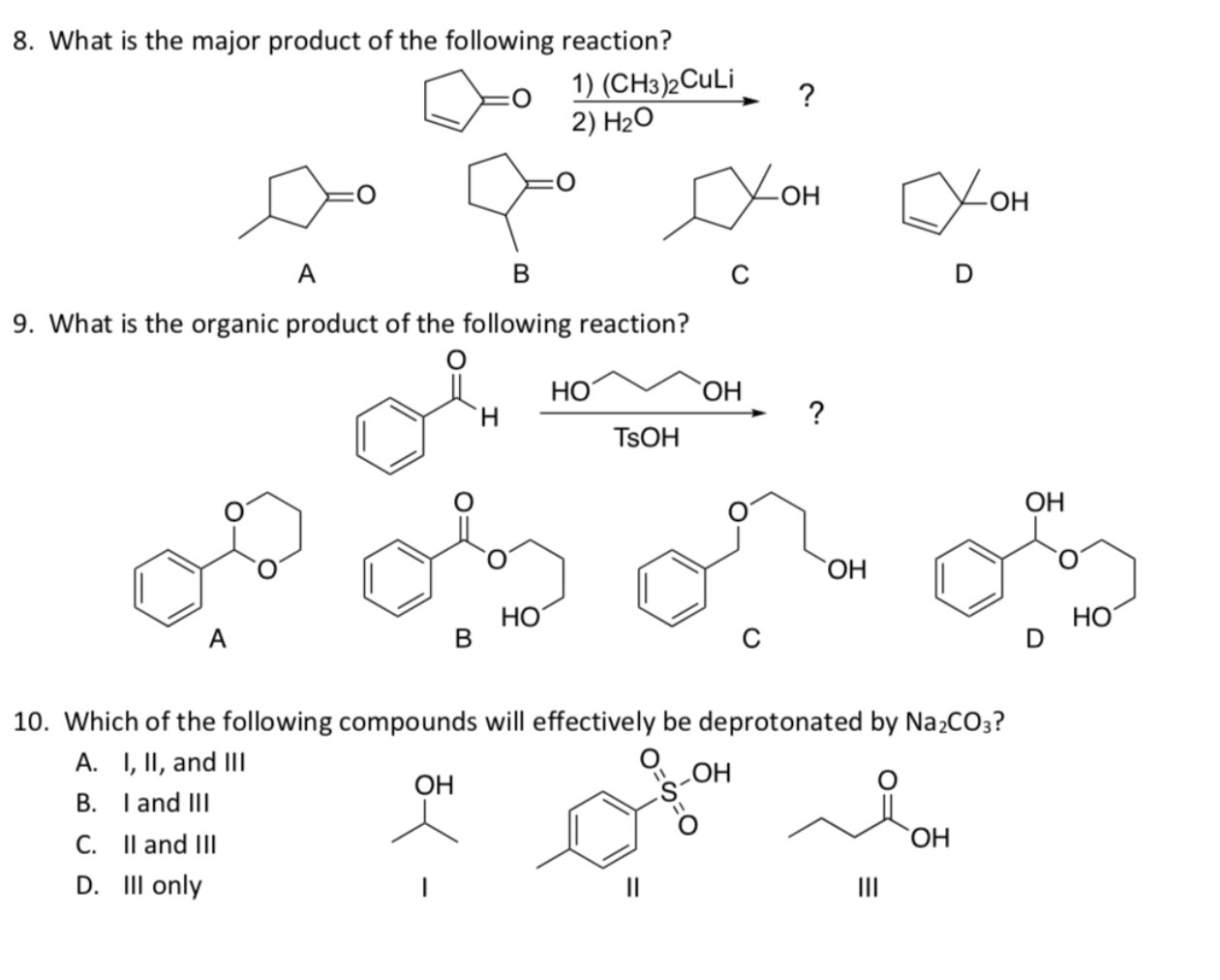 Solved Can someone please show the mechanisms for each | Chegg.com