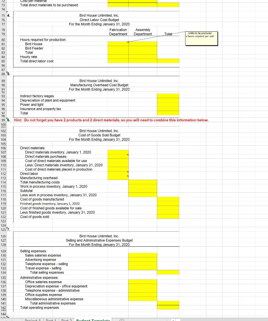 Solved Clipboard Font Styles Ideas X fx Part 2 D E F G H I J | Chegg.com