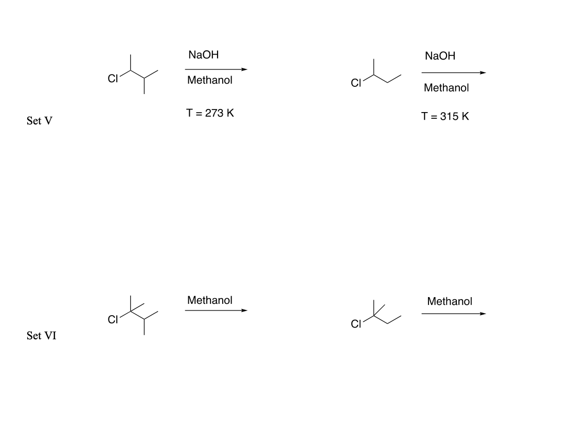 Solved Circle the reaction in each set, in which elimination | Chegg.com
