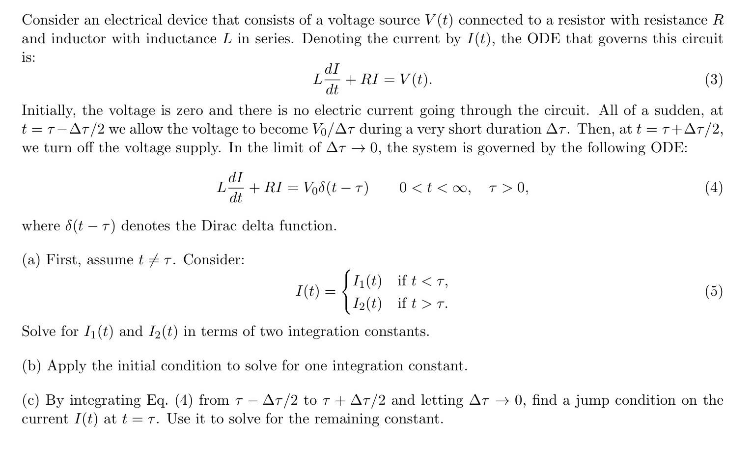 Solved Consider an electrical device that consists of a | Chegg.com
