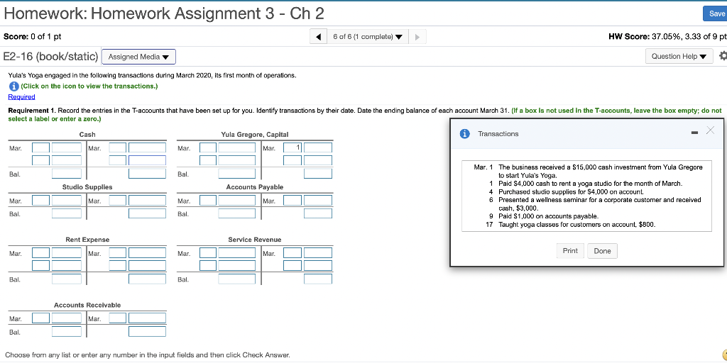 Solved Homework: Homework Assignment 3 - Ch 2 Save Score: 0 | Chegg.com