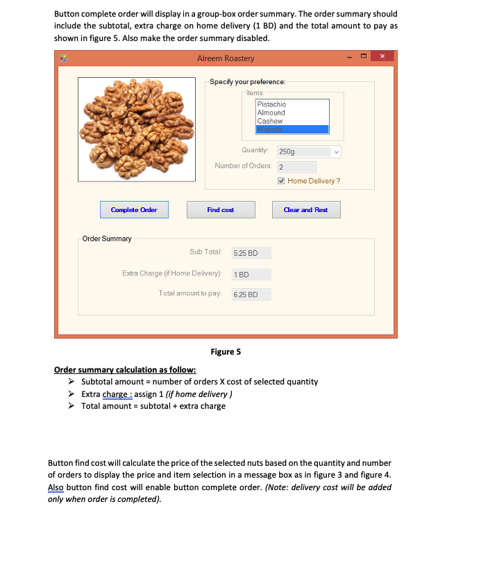 Solved Alreem Roastery has requested a windows application | Chegg.com