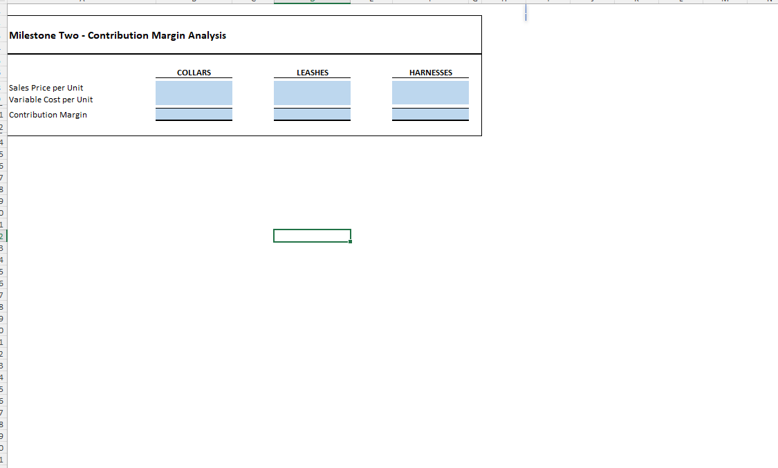 Solved Milestone Three Statement Revenue Collars