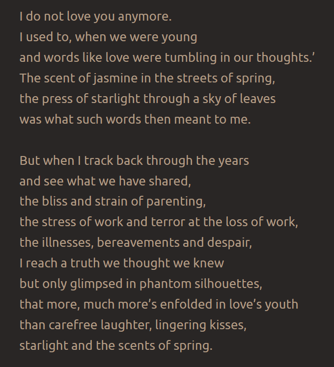 i love you jasmine poems