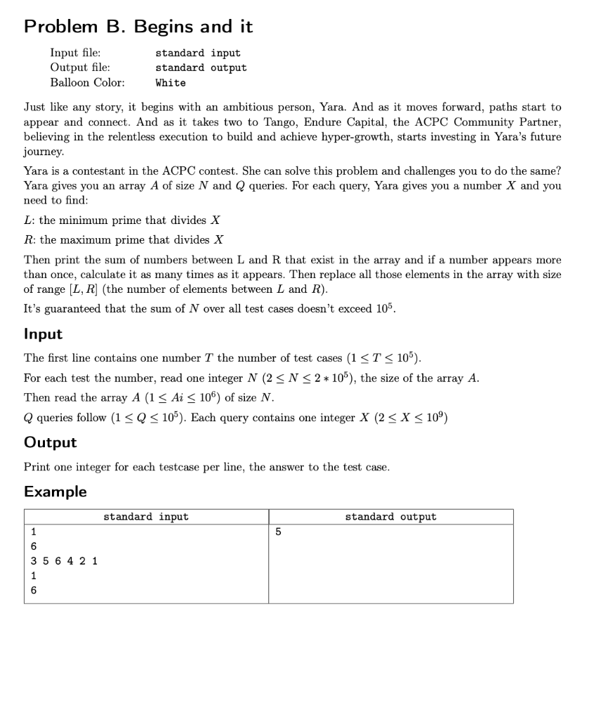 Solved Problem B. Begins And It Just Like Any Story, It | Chegg.com