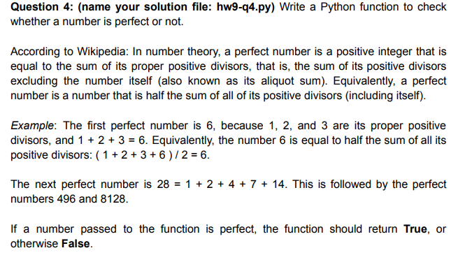 Solved Question 4: (name your solution file: hw9-94.py) | Chegg.com